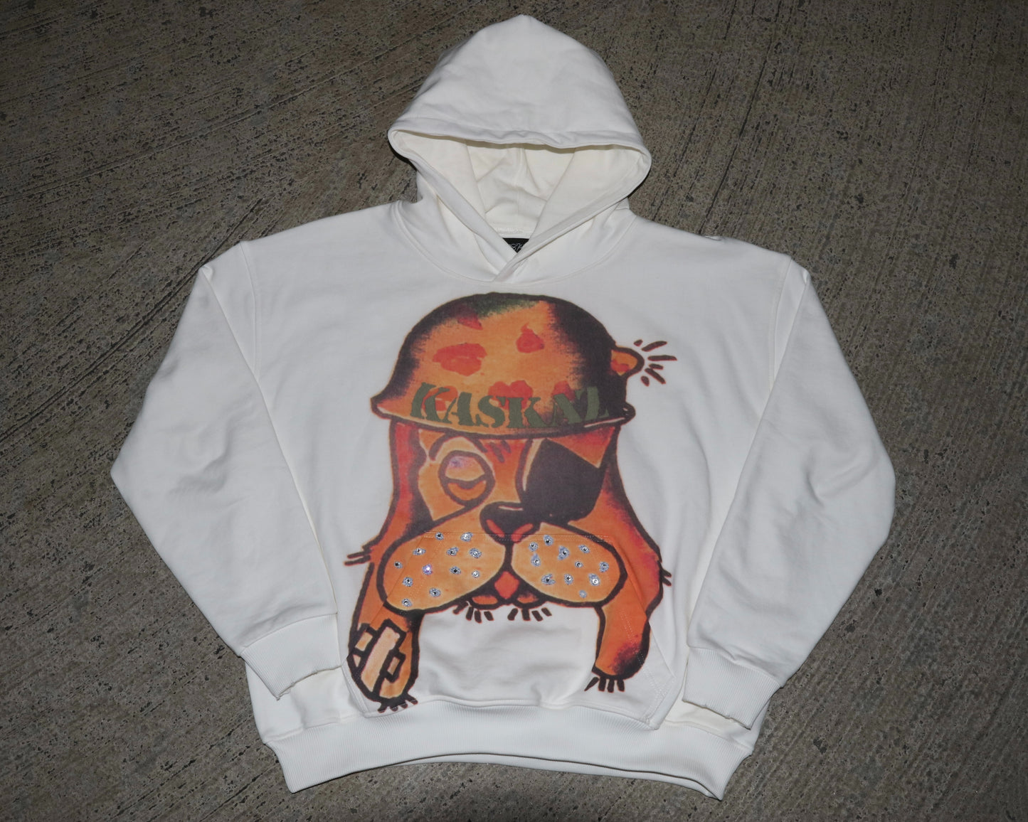 "Dog Days" Hoodie Powder White