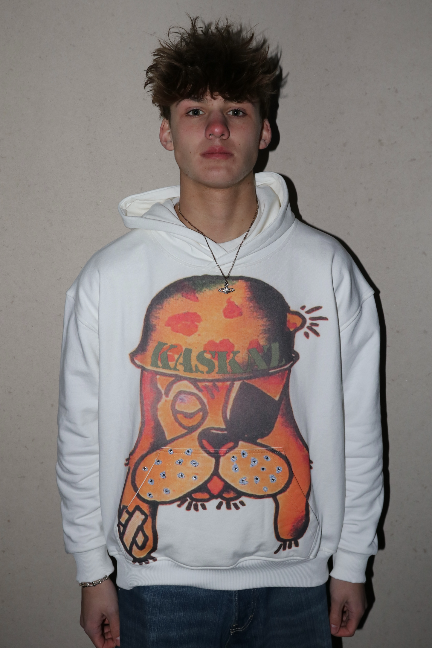 "Dog Days" Hoodie Powder White